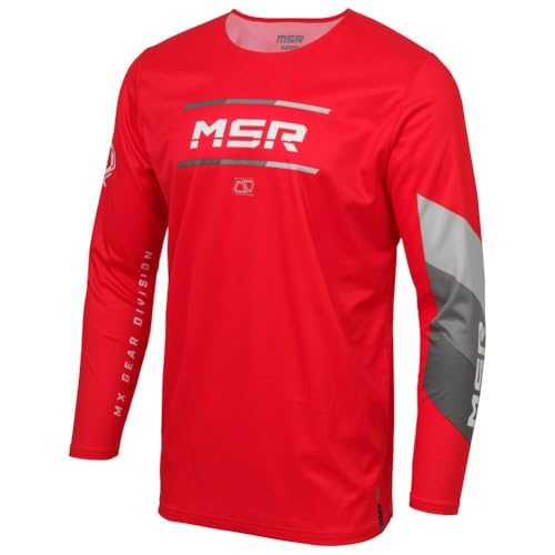 Amazon.com: MSR Axxis Proto Dirt Bike, Motocross Jersey Small Red